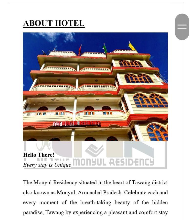 Hotel The Monyul Residency Tawang Exteriér fotografie